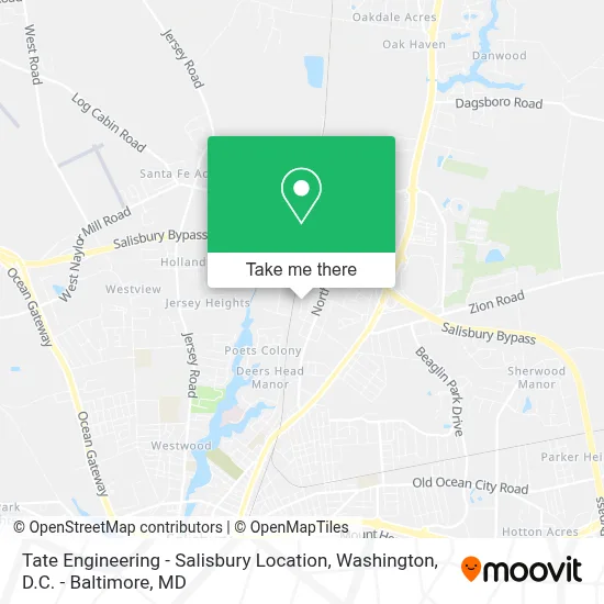 Tate Engineering - Salisbury Location map