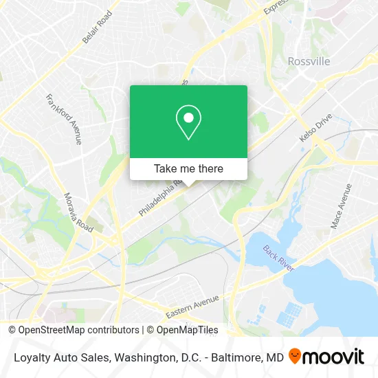 Loyalty Auto Sales map