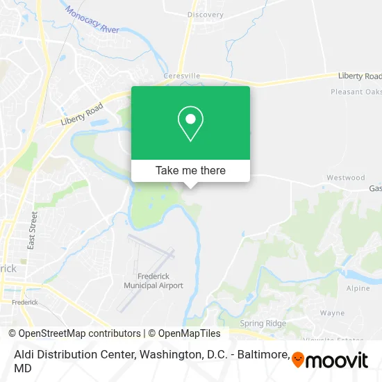 Aldi Distribution Center map