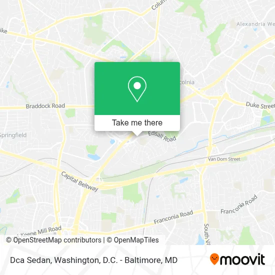 Dca Sedan map