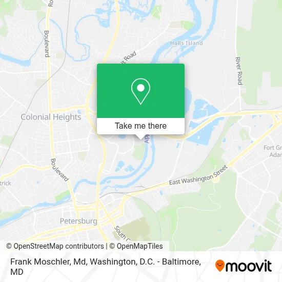 Frank Moschler, Md map