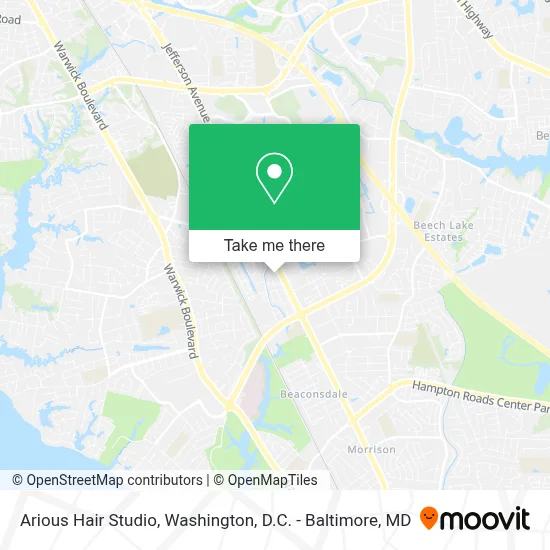 Arious Hair Studio map