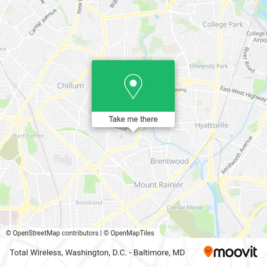 Total Wireless map