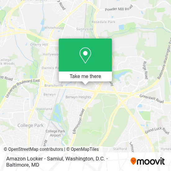 Amazon Locker - Samiul map