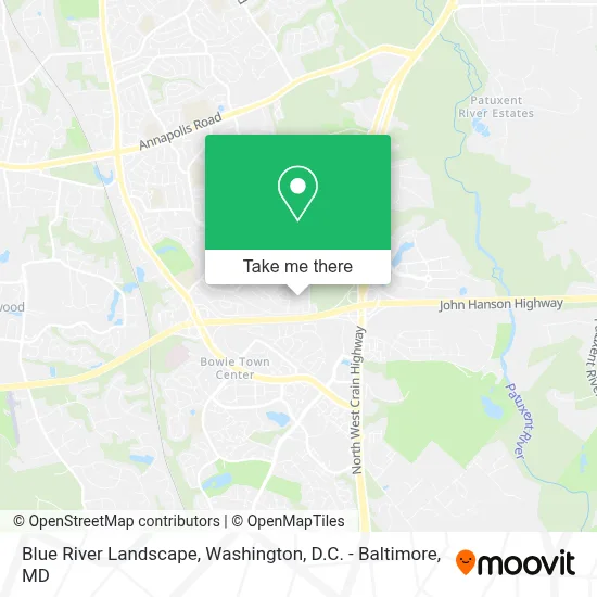 Blue River Landscape map
