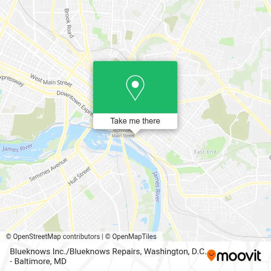 Blueknows Inc. / Blueknows Repairs map