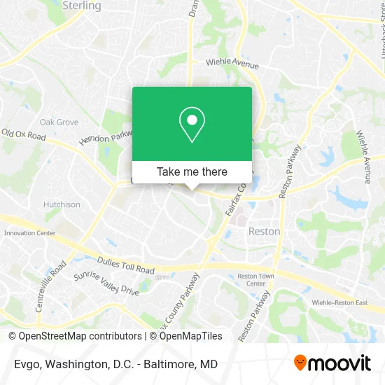 Evgo map