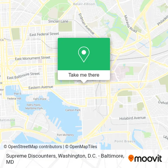 Supreme Discounters map