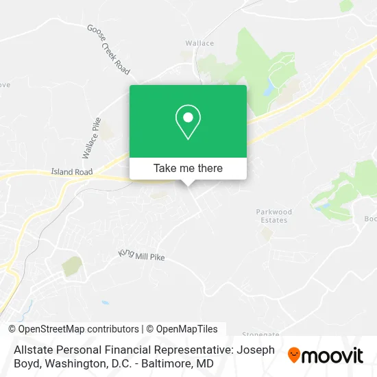 Allstate Personal Financial Representative: Joseph Boyd map