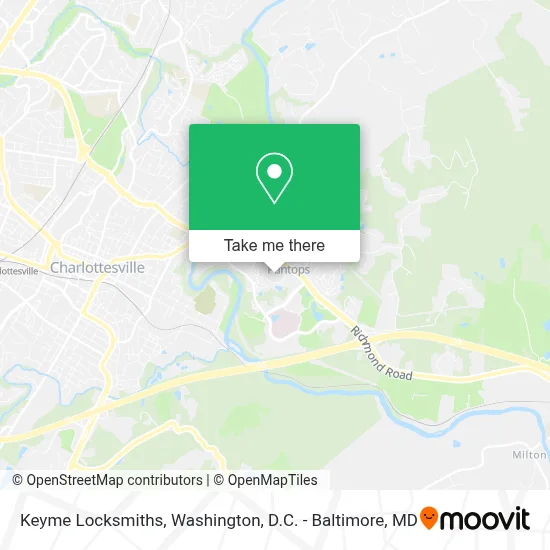 Keyme Locksmiths map