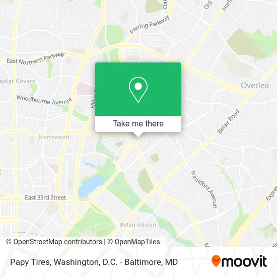 Papy Tires map