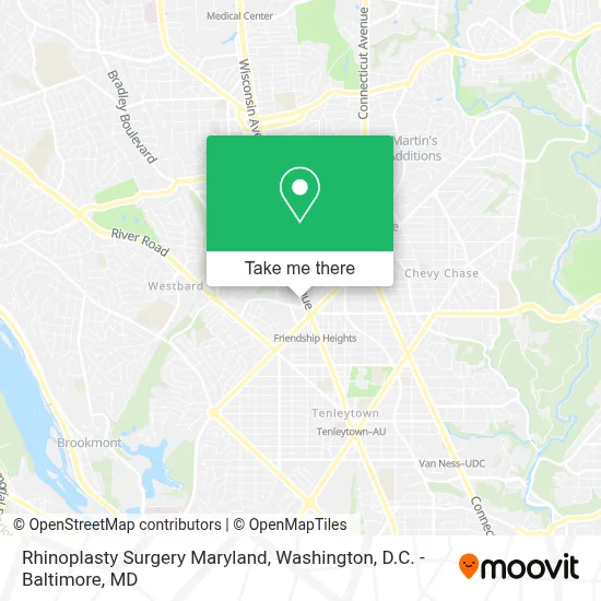 Rhinoplasty Surgery Maryland map