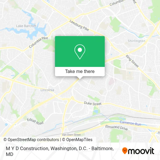 M Y D Construction map