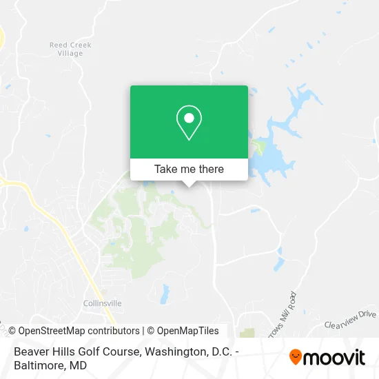 Beaver Hills Golf Course map