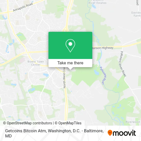 Getcoins Bitcoin Atm map