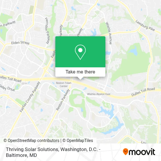 Thriving Solar Solutions map