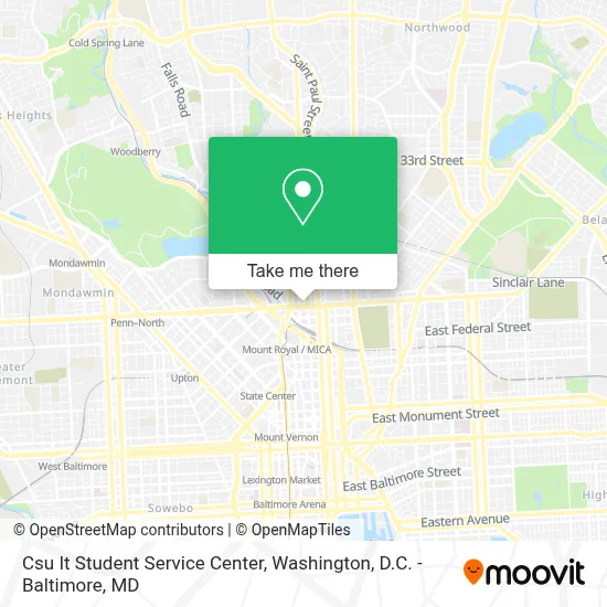 Csu It Student Service Center map