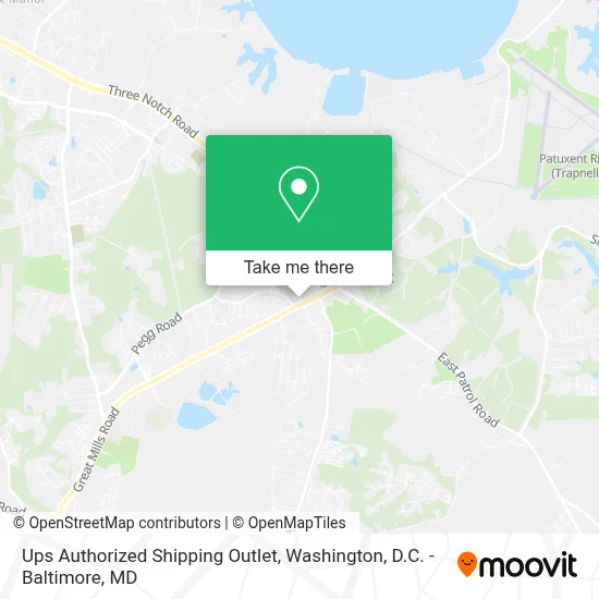 Ups Authorized Shipping Outlet map