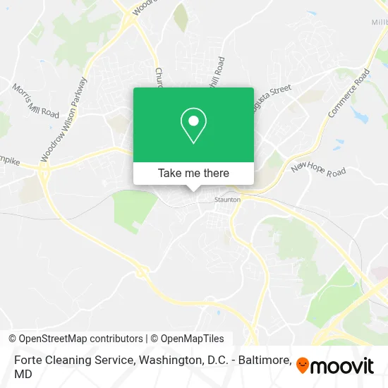 Forte Cleaning Service map