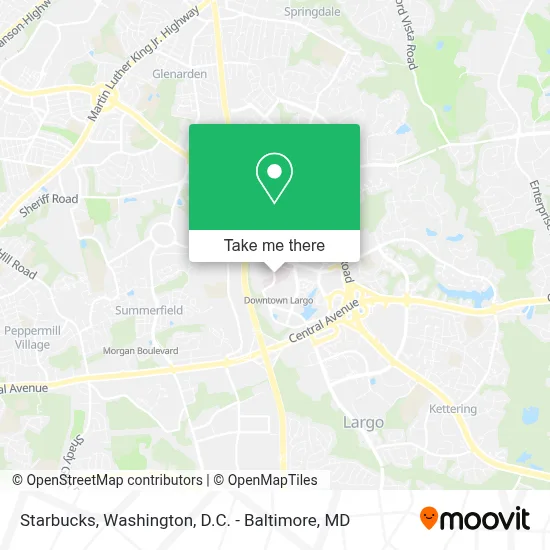 Starbucks map