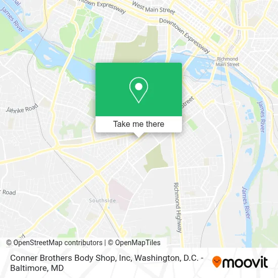 Conner Brothers Body Shop, Inc map