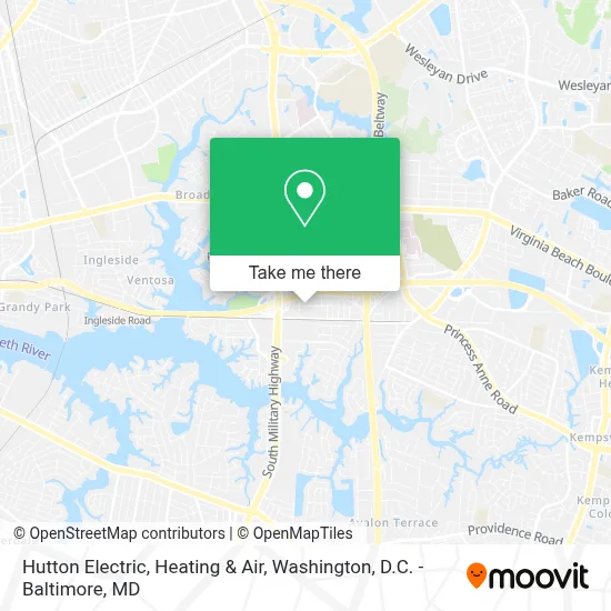 Hutton Electric, Heating & Air map