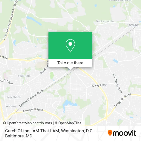 Curch Of the I AM That I AM map