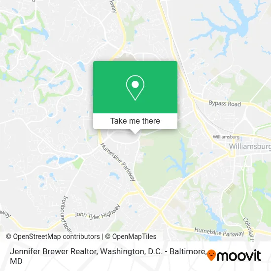 Jennifer Brewer Realtor map