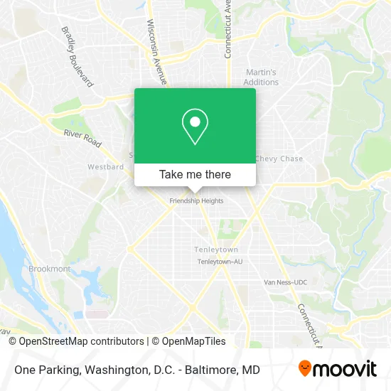One Parking map