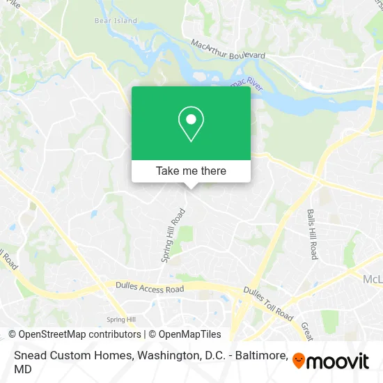 Snead Custom Homes map