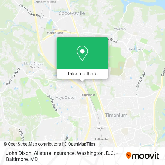 John Dixon: Allstate Insurance map