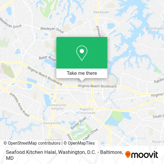 Seafood Kitchen Halal map