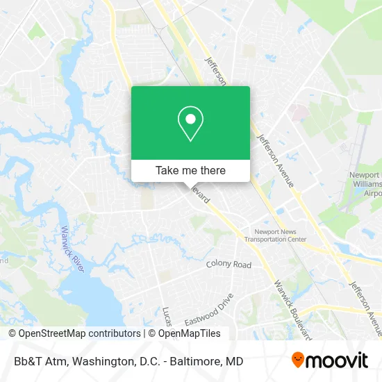 Bb&T Atm map