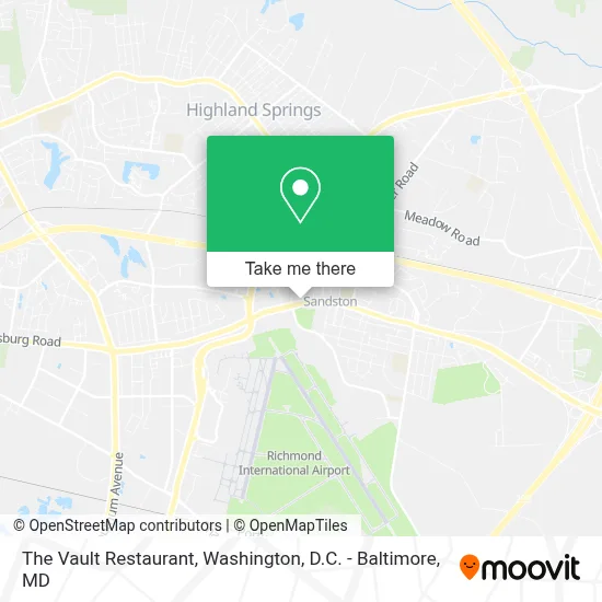 The Vault Restaurant map