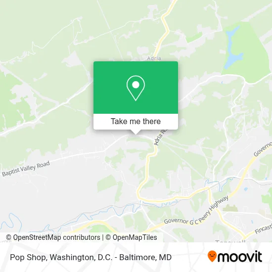 Pop Shop map