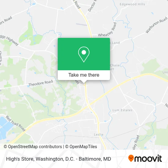 High's Store map