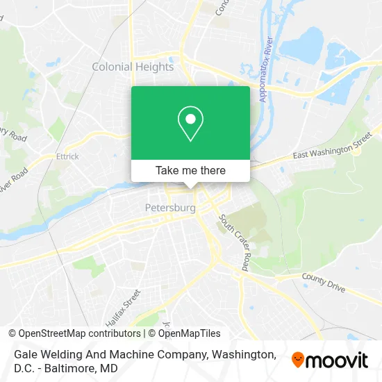 Gale Welding And Machine Company map