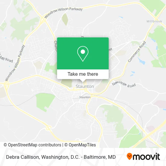 Debra Callison map