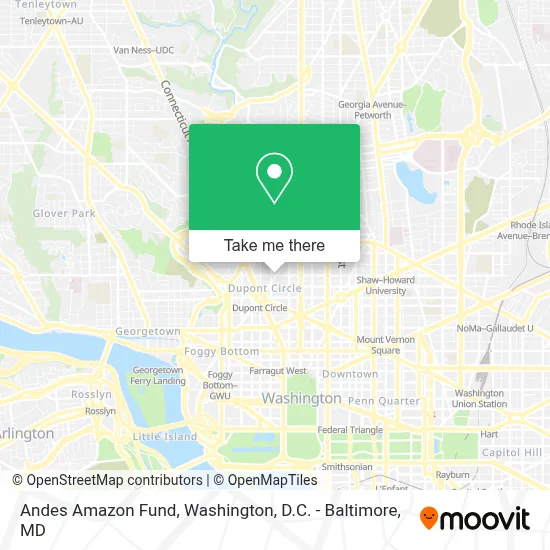 Andes Amazon Fund map