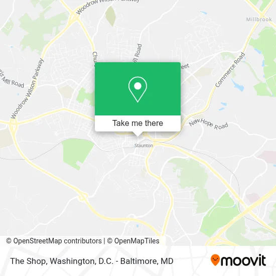The Shop map