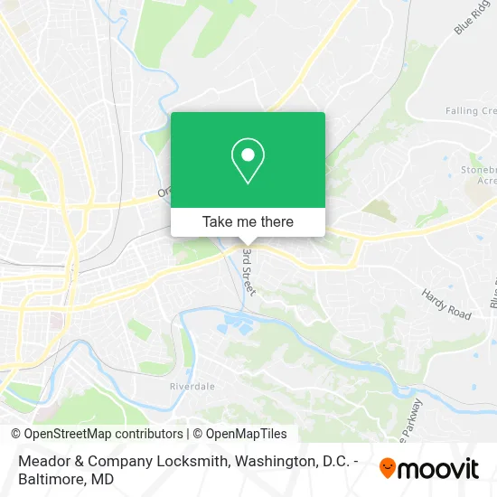 Meador & Company Locksmith map