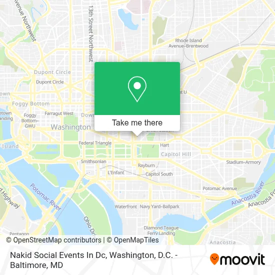 Nakid Social Events In Dc map