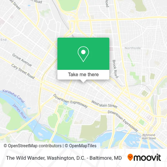 The Wild Wander map