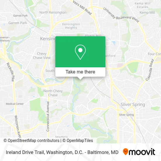 Ireland Drive Trail map