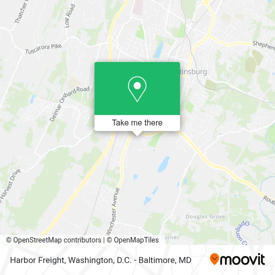 Harbor Freight map