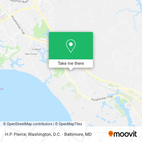 H.P. Pierce map