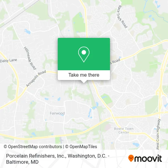 Porcelain Refinishers, Inc. map