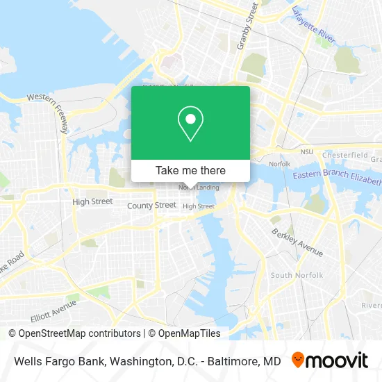 Wells Fargo Bank map
