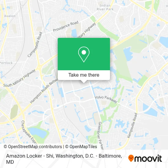 Amazon Locker - Shi map