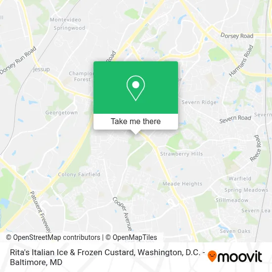 Rita's Italian Ice & Frozen Custard map